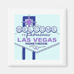 Willkommen bei Fabulous Las Vegas Honeymoon Magnet