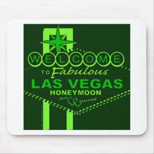 Willkommen bei Fabulous Las Vegas Honeymoon Mousepad