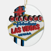Willkommen bei Fabulous Las Vegas Keramikornament (Links)