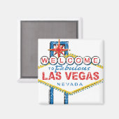 Willkommen bei Fabulous Las Vegas Magnet (Vorderseite/Rückseite)