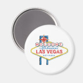 Willkommen bei Fabulous Las Vegas Magnet (Vorderseite/Rückseite)