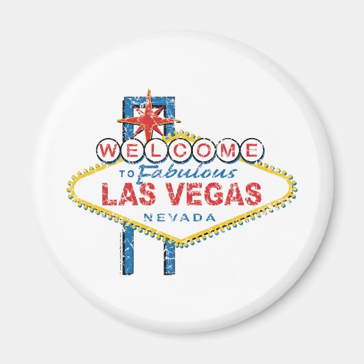 Willkommen bei Fabulous Las Vegas Magnet (Vorne)