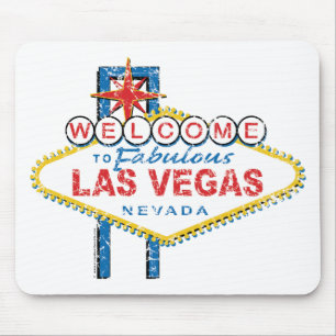 Willkommen bei Fabulous Las Vegas Mousepad