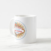 Willkommen bei Fabulous Las Vegas Nevada Kaffeetasse (Vorderseite Links)