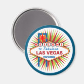 Willkommen bei Fabulous Las Vegas Nevada Magnet (Vorderseite/Rückseite)