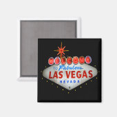 Willkommen bei Fabulous Las Vegas Nevada Magnet (Vorderseite/Rückseite)