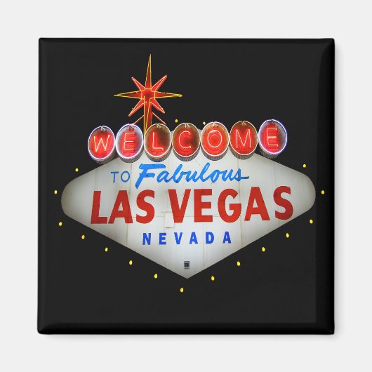 Willkommen bei Fabulous Las Vegas Nevada Magnet (Vorne)