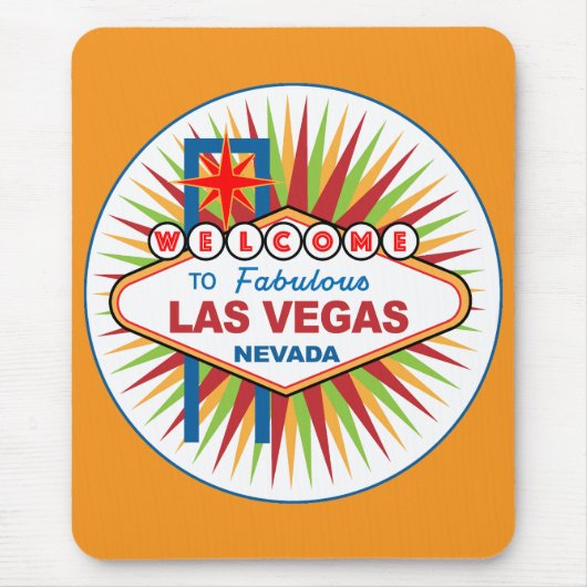 Willkommen bei Fabulous Las Vegas Nevada Mousepad (Vorne)