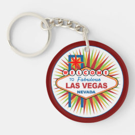 Willkommen bei Fabulous Las Vegas Nevada Schlüsselanhänger