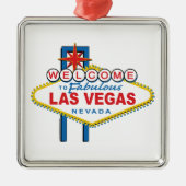 Willkommen bei Fabulous Las Vegas Ornament Aus Metall (Vorne)