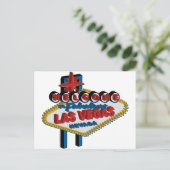 Willkommen bei Fabulous Las Vegas Postkarte (Stehend Vorderseite)