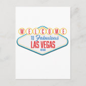 Willkommen bei Fabulous las vegas Postkarte (Vorderseite)