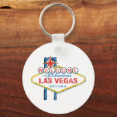 Willkommen bei Fabulous Las Vegas Schlüsselanhänger (Vorderseite)