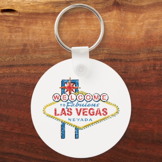 Willkommen bei Fabulous Las Vegas Schlüsselanhänger (Vorderseite)
