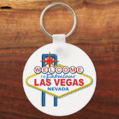 Willkommen bei Fabulous Las Vegas Schlüsselanhänger (Vorderseite)