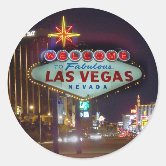 Willkommen bei Fabulous Las Vegas Stickers (Vorderseite)