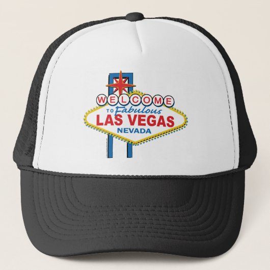 Willkommen bei Fabulous Las Vegas Truckerkappe (Vorderseite)