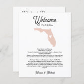 Willkommen bei FLORIDA Letter & Itinerary JEDE FAR (Vorne/Hinten)