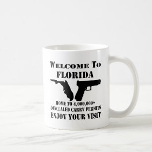 Willkommen bei Florida Zuhause zu 4.000.000+ CCW-G Kaffeetasse