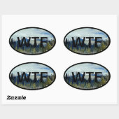 Willkommen bei Frasers Ovaler Aufkleber (Blatt)