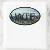 Willkommen bei Frasers Ovaler Aufkleber (Tasche)