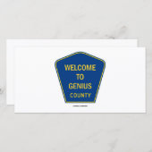 Willkommen bei Genius Landkreis (Zeichen) (Vorne/Hinten)