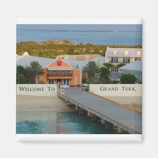 Willkommen bei Grand Turk Magnet (Vorne)