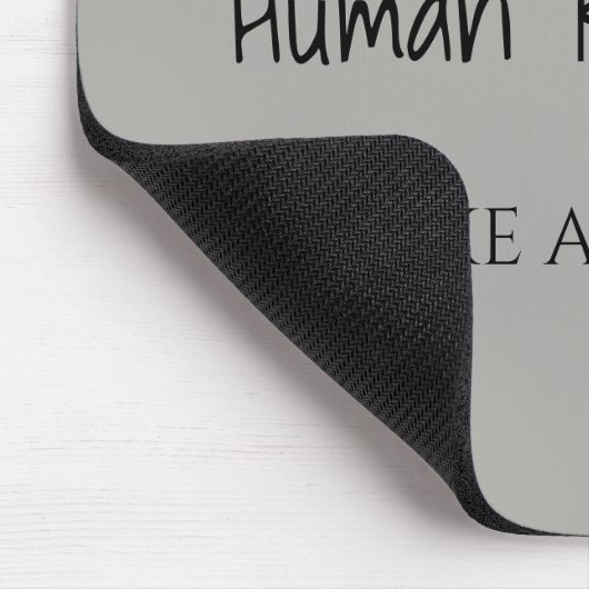 Willkommen bei Human Resources Nehmen Sie eine Num Mousepad (Ecke)