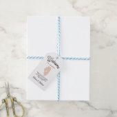 Willkommen bei ILLINOIS Wedding JEDE FARBE!! Geschenkanhänger (Mit Garn)