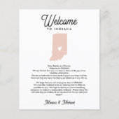 Willkommen bei INDIANA Letter & Itinerary JEDE FAR (Vorderseite)