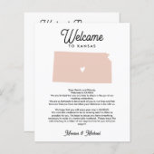 Willkommen bei KANSAS Letter & Itinerary JEDE FARB (Vorne/Hinten)