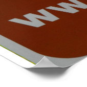 Willkommen bei Landkreis Cork, Irland Poster (Ecke)