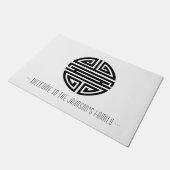 Willkommen bei | Langlebigkeit | Phantastisch Chin Fußmatte (Schrägansicht)