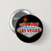 Willkommen bei Las Vegas Button (Vorne & Hinten)