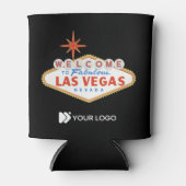 Willkommen bei Las Vegas Custom Logo Can Cooler Dosenkühler (Vorderseite)