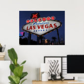 Willkommen bei Las Vegas Nevada Poster Print (Heimbüro)
