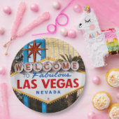 Willkommen bei Las Vegas Paper & Party Tellern Pappteller (Party)