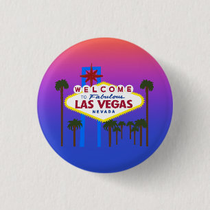 Willkommen bei Las Vegas Schild #3 Button