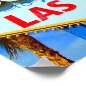 Willkommen bei Las Vegas Sign Print / Poster (Ecke)