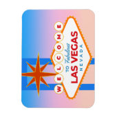 Willkommen bei Las Vegas Sunset Magnet (Vertikal)