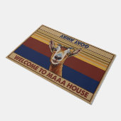 Willkommen bei Maaa House Goat Away Mat, Funny Fußmatte (Schrägansicht)