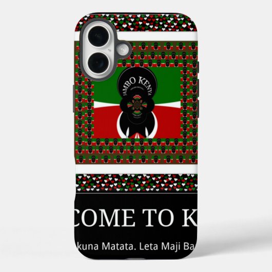 Willkommen bei Magical Kenya: Hakuna Matata Case-Mate iPhone Hülle (Rückseite)