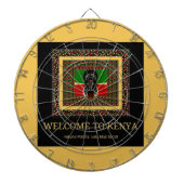 Willkommen bei Magical Kenya: Hakuna Matata Dartscheibe (vorne)