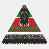 Willkommen bei Magical Kenya: Hakuna Matata Dreieckiger Aufkleber (Vorderseite)