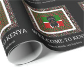 Willkommen bei Magical Kenya: Hakuna Matata Geschenkpapier (Rolleneckpunkt)