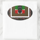 Willkommen bei Magical Kenya: Hakuna Matata Ovaler Aufkleber (Tasche)