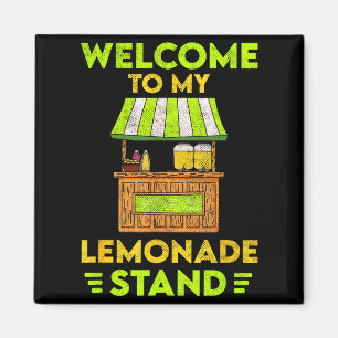 Willkommen bei meinem Limonadenstand _ Sommer _ Zi Magnet