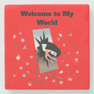 Willkommen bei meinem World Stone Untersetzer
