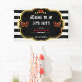 Willkommen bei meiner 50. Geburtstagsparty Banner (Insitu)