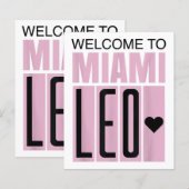 Willkommen bei Miami Leo 10 - GOAT (Vorne/Hinten)